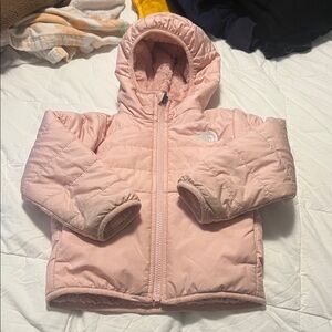 Reversible North face puffer jacket